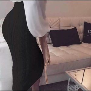 Sweather high waist pencil skirt size M